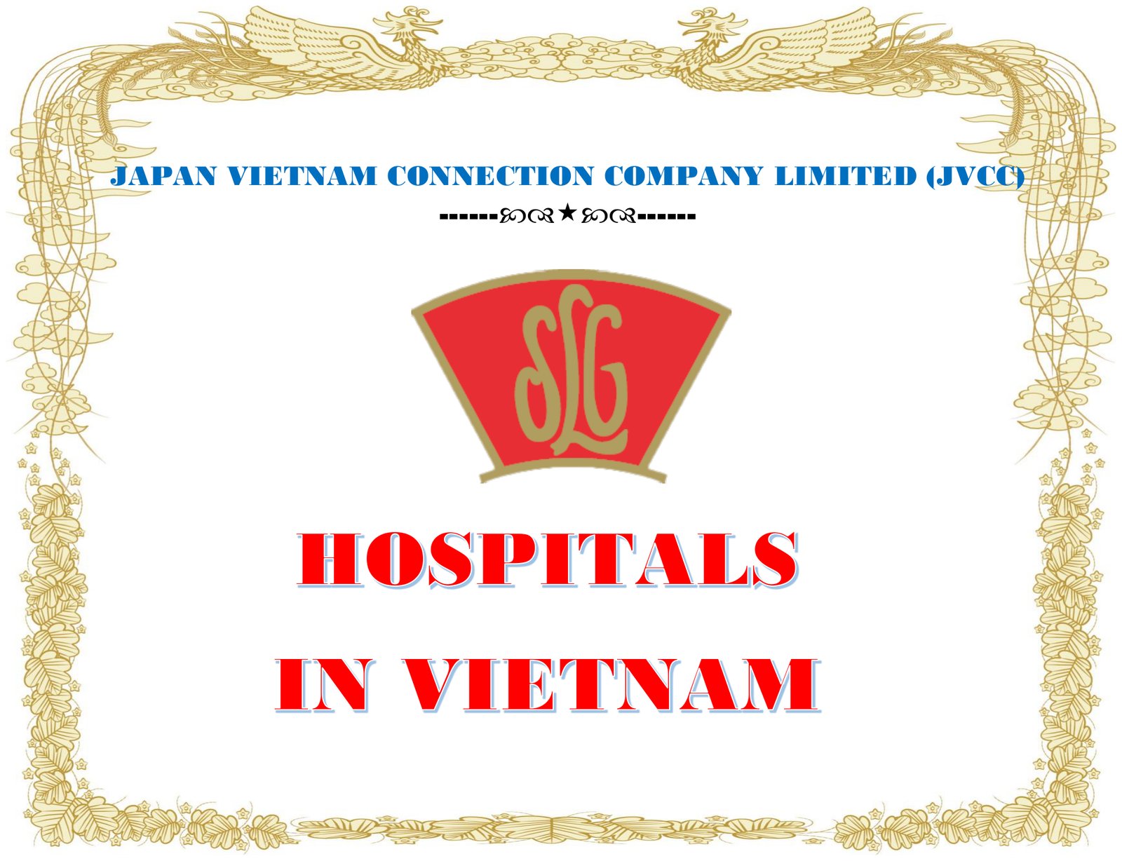 JAPAN VIETNAM CONNECTION COMPANY LIMITED (JVCC) HOSPITALS IN VIETNAM